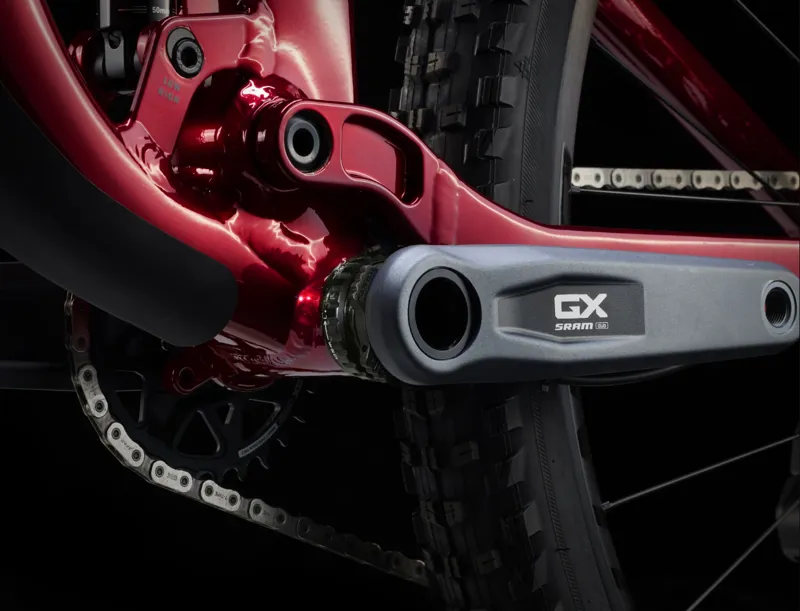 Trek Top Fuel 8 GX AXS Full Suspension Mountain Bike 2025 in Crimson-5